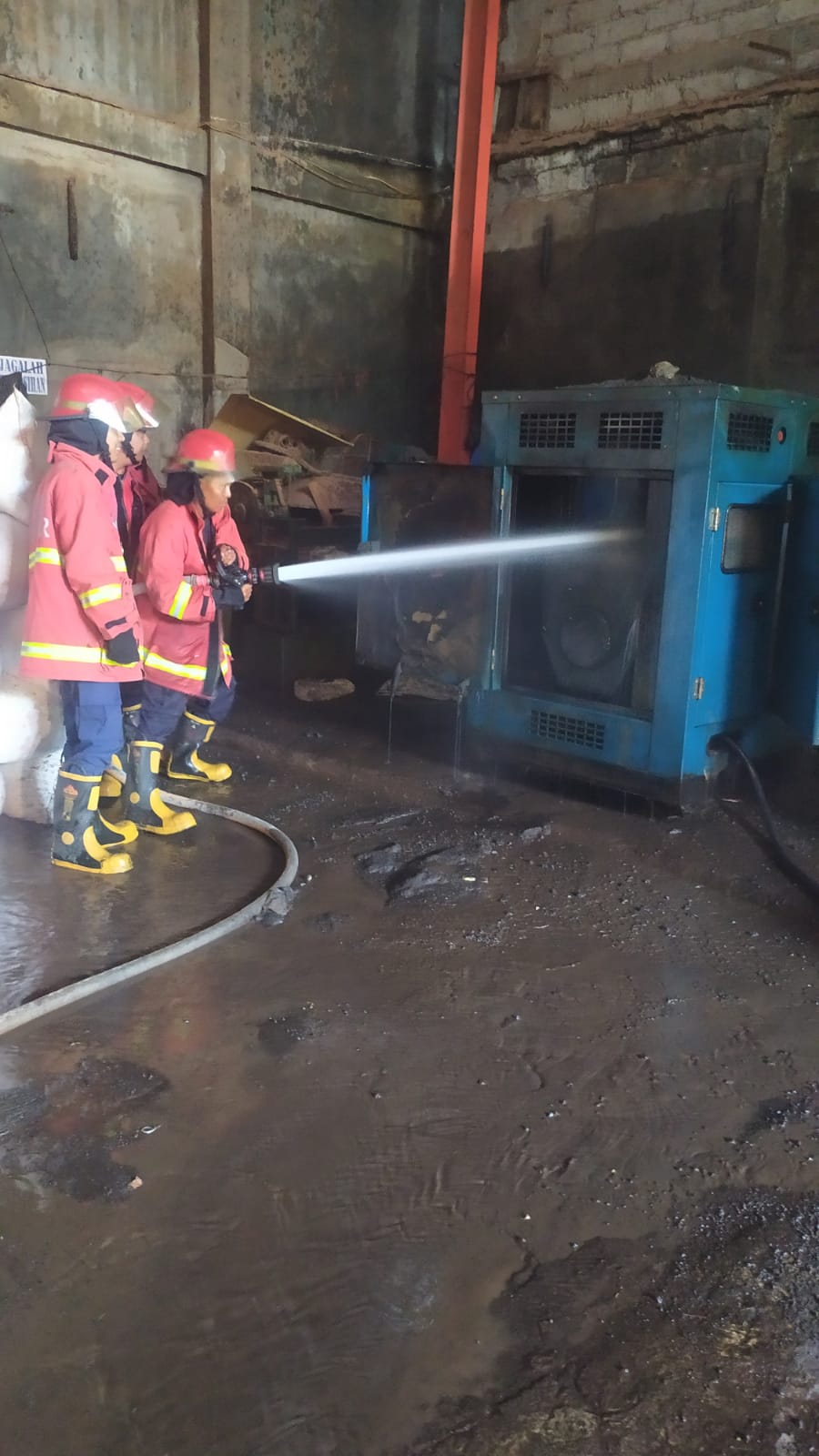 Genset Sinar Harapan Jl Cargo Tebakar 
