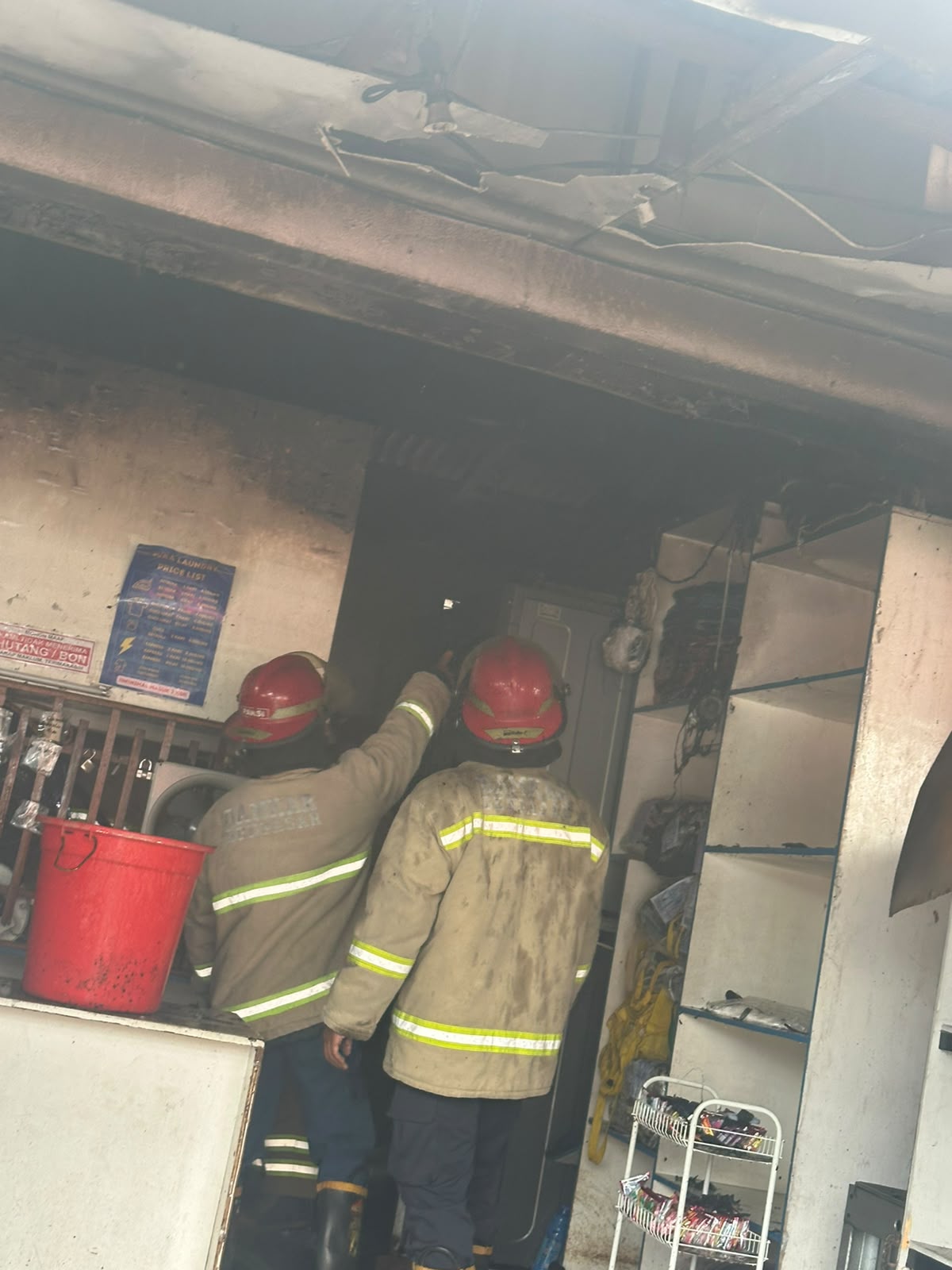 Kebocoran Gas Pemicu Kebakaran Usaha Laundry di Padangsambian, Kerugian Ditaksir Rp50 Juta